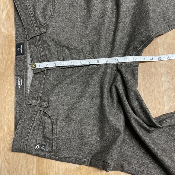 ADRIANO GOLDSCHMIED PANTS MENS SIZE 38 SUEDED THE GRADUATE TAILORED LEG NEUTRAL - Picture 9 of 10